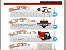 Tablet Screenshot of pioneerhardware.com